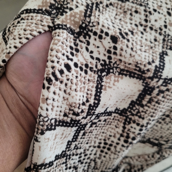 Snakeskin Print Maxi Dress | Size Large - Picture 5 of 9